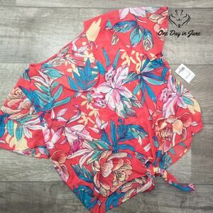 Charlotte Russe Short Sleeve Sheer Top Size XL